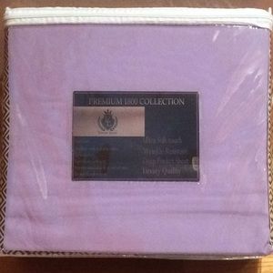Lilac California King Bed Sheets